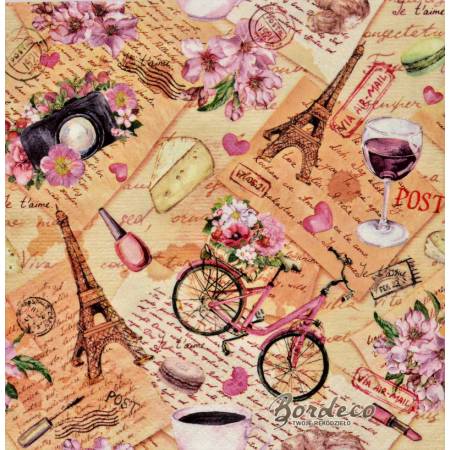 Serwetka decoupage seria TI-FLAIR Francja 33x33cm